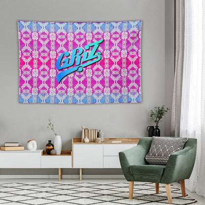 Custom EDM Artist Tapestry Rave Wall Hanging Music Festival Flag Camping Totem Decoration Large Multiple Sizes