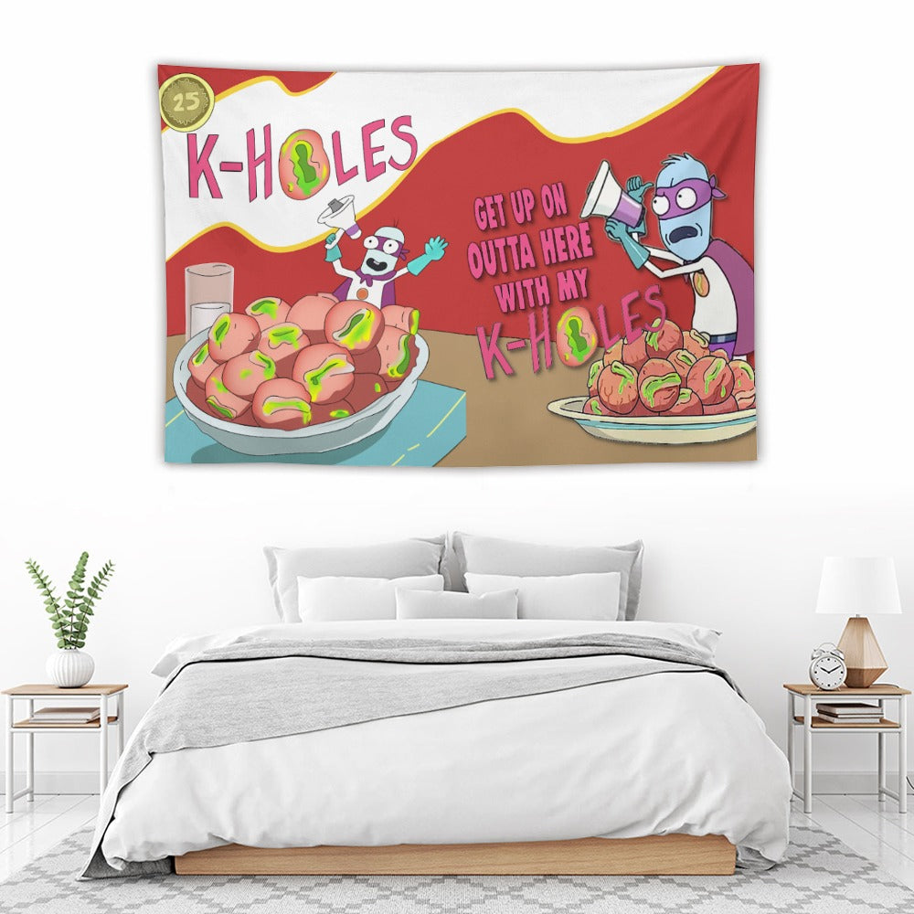 Custom EDM Artist Tapestry Rave Wall Hanging Music Festival Flag Camping Totem Decoration Large Multiple Sizes