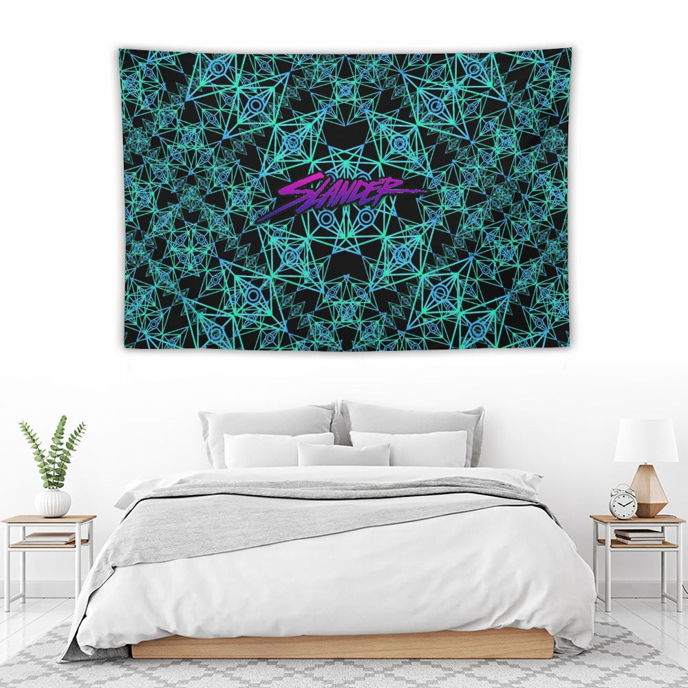 Custom EDM Artist Tapestry Rave Wall Hanging Music Festival Flag Camping Totem Decoration Large Multiple Sizes