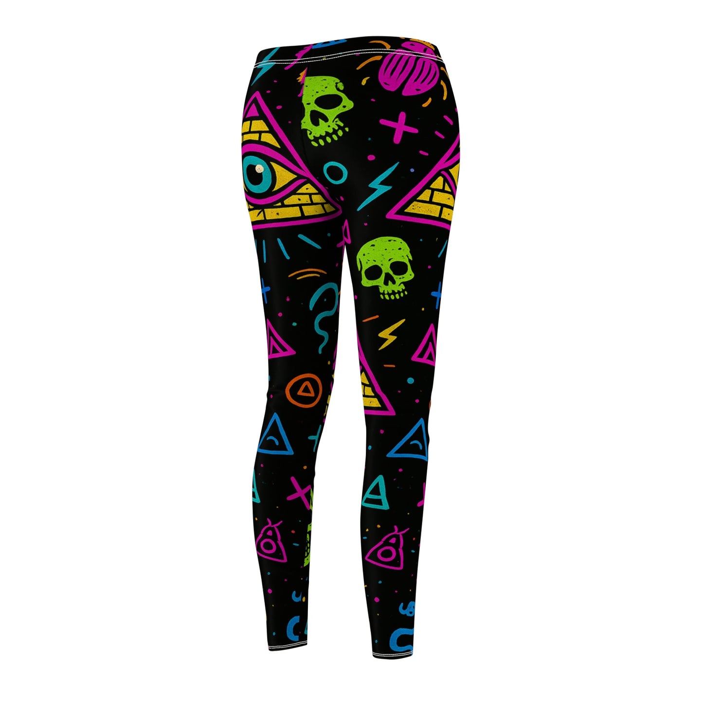 Neon Illuminati Chaos – Cut & Sew Leggings | Limited Edition Illuminasty Drop
