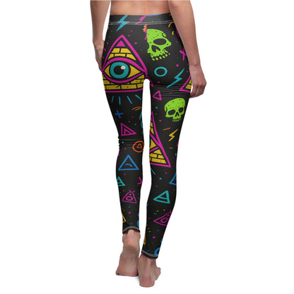 Neon Illuminati Chaos – Cut & Sew Leggings | Limited Edition Illuminasty Drop