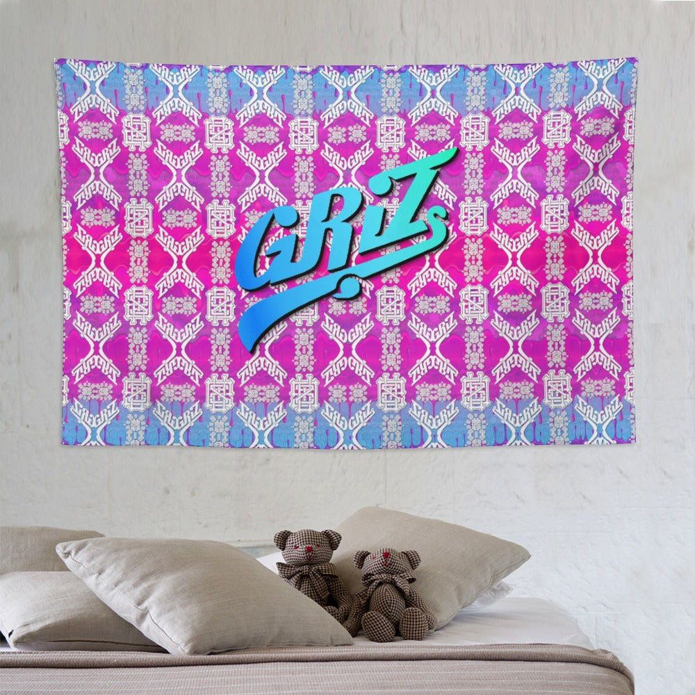 Custom EDM Artist Tapestry Rave Wall Hanging Music Festival Flag Camping Totem Decoration Large Multiple Sizes