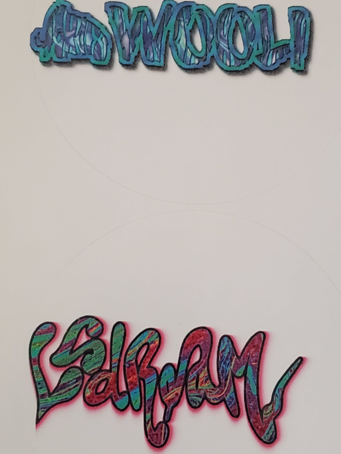 Shareable Choose Your Own Artst Logo Festival Sticker Set