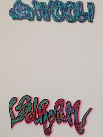 Shareable Choose Your Own Artst Logo Festival Sticker Set