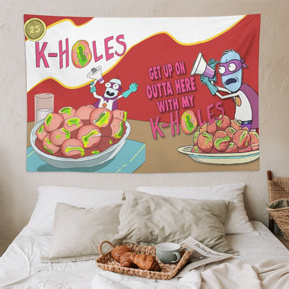 Custom EDM Artist Tapestry Rave Wall Hanging Music Festival Flag Camping Totem Decoration Large Multiple Sizes