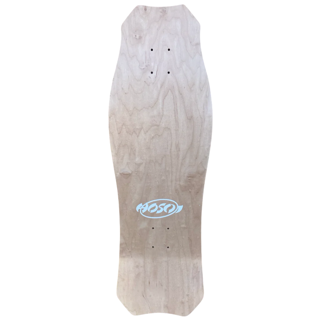 Hosoi Skateboards O.G. Hammerhead Checkerboard LTD Silver Foil 10.5" Skateboard Deck - Happyart