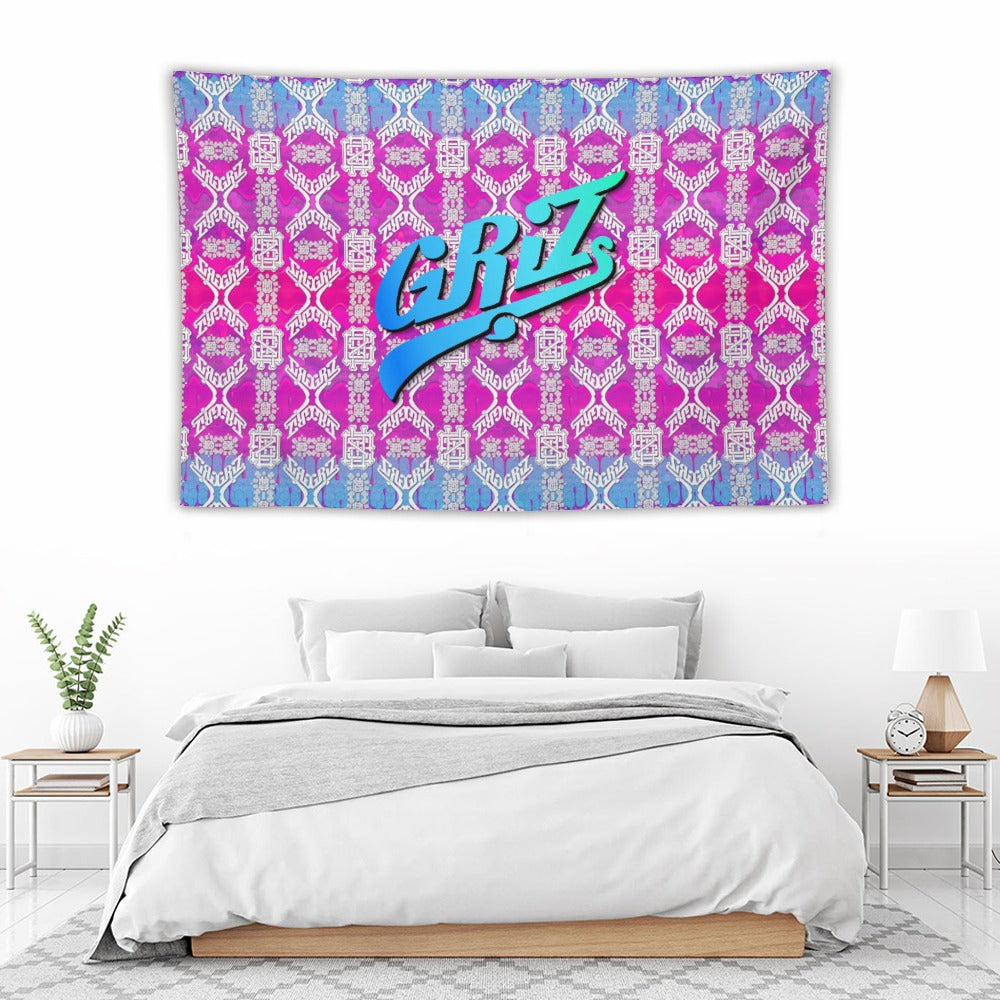 Custom EDM Artist Tapestry Rave Wall Hanging Music Festival Flag Camping Totem Decoration Large Multiple Sizes