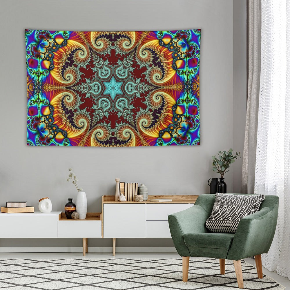 Custom EDM Artist Tapestry Rave Wall Hanging Music Festival Flag Camping Totem Decoration Large Multiple Sizes