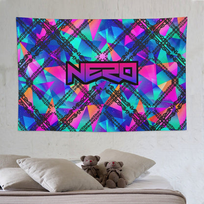 Custom EDM Artist Tapestry Rave Wall Hanging Music Festival Flag Camping Totem Decoration Large Multiple Sizes