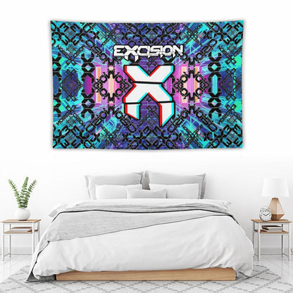 Custom EDM Artist Tapestry Rave Wall Hanging Music Festival Flag Camping Totem Decoration Large Multiple Sizes