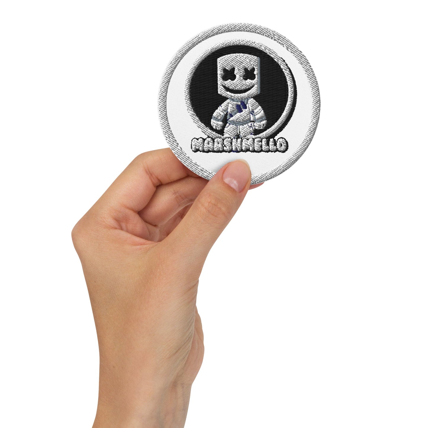 Marshmello Embroidered Iron-on Festival Patches