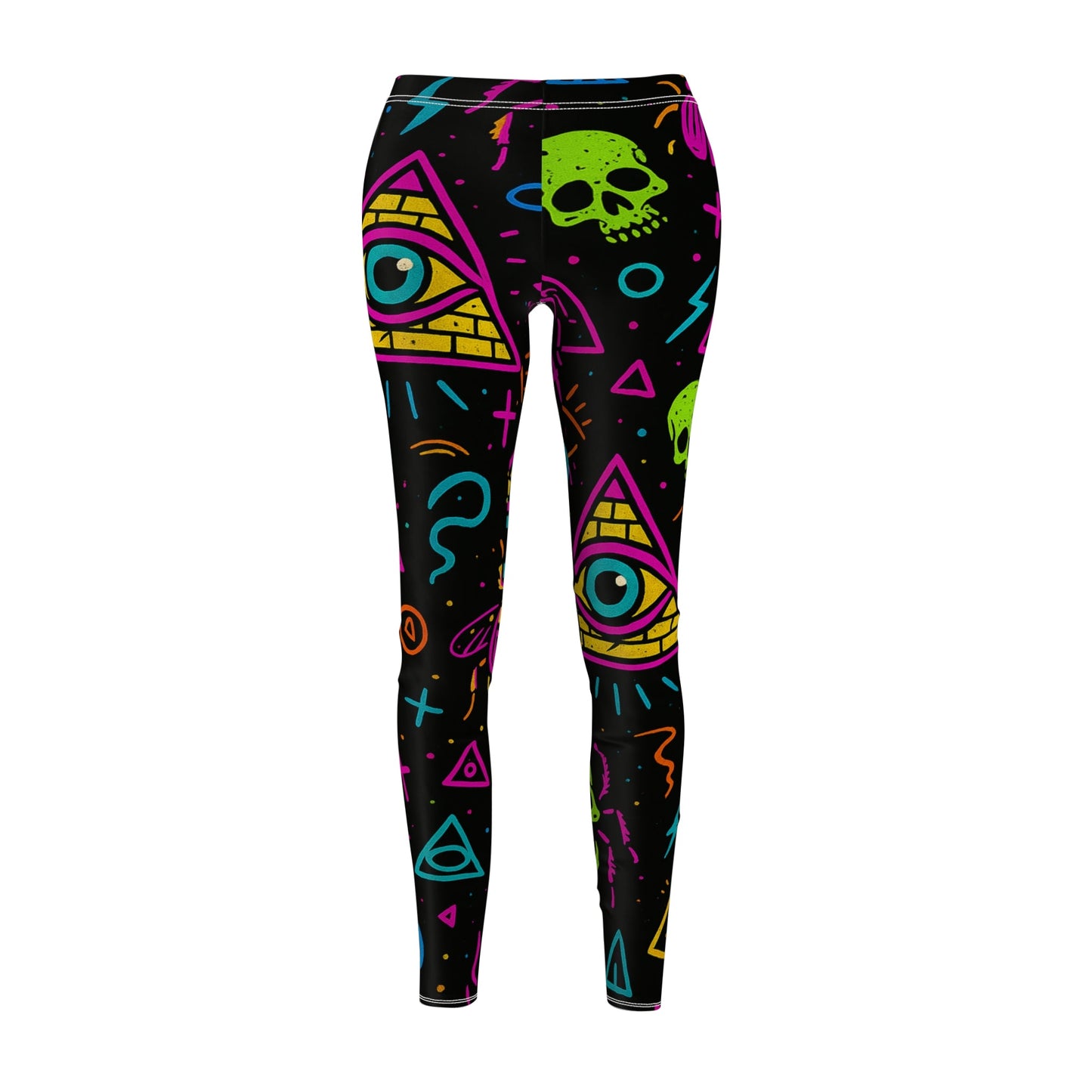 Neon Illuminati Chaos – Cut & Sew Leggings | Limited Edition Illuminasty Drop