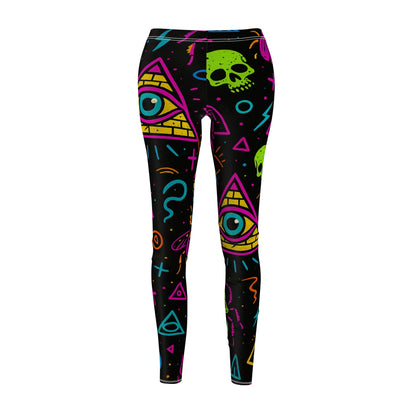 Neon Illuminati Chaos – Cut & Sew Leggings | Limited Edition Illuminasty Drop