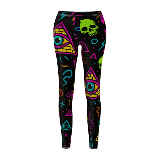 Neon Illuminati Chaos – Cut & Sew Leggings | Limited Edition Illuminasty Drop