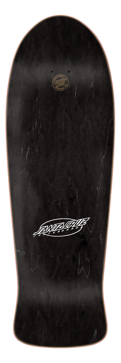 SANTA CRUZ SLASHER SILVER FOIL 10.1" SKATEBOARD DECK - Happyart