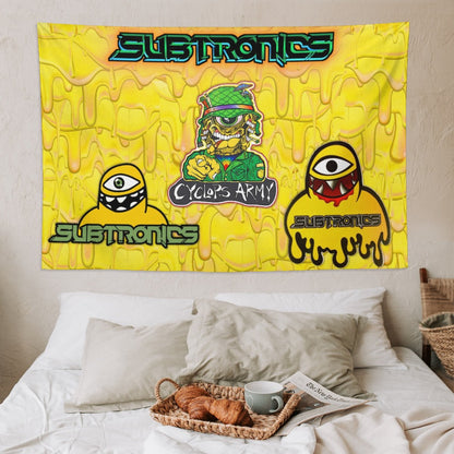 Custom EDM Artist Tapestry Rave Wall Hanging Music Festival Flag Camping Totem Decoration Large Multiple Sizes