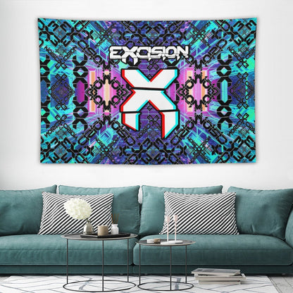 Custom EDM Artist Tapestry Rave Wall Hanging Music Festival Flag Camping Totem Decoration Large Multiple Sizes