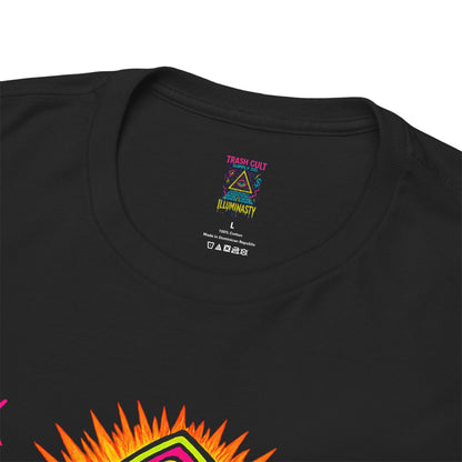 Holy Sh*t, It’s Raccoon Jesus – Neon Trash Cult Graphic Tee | Gildan 5000 | Limited Edition