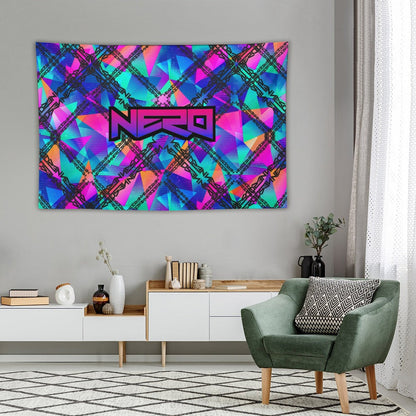 Custom EDM Artist Tapestry Rave Wall Hanging Music Festival Flag Camping Totem Decoration Large Multiple Sizes