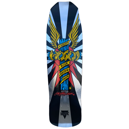 Hosoi Wings 9" LTD Silver Skateboard Deck - Happyart