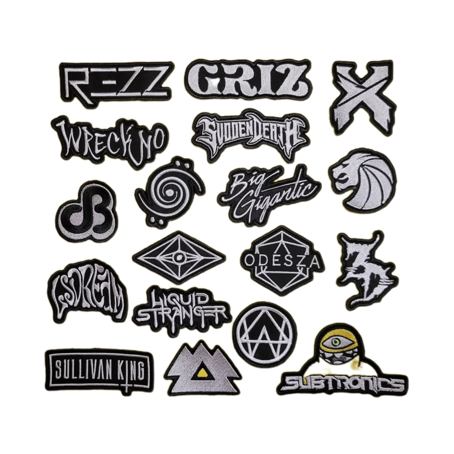 Shareable Choose Your Own Artst Logo Festival Sticker Set