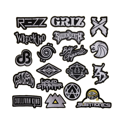 Shareable Choose Your Own Artst Logo Festival Sticker Set