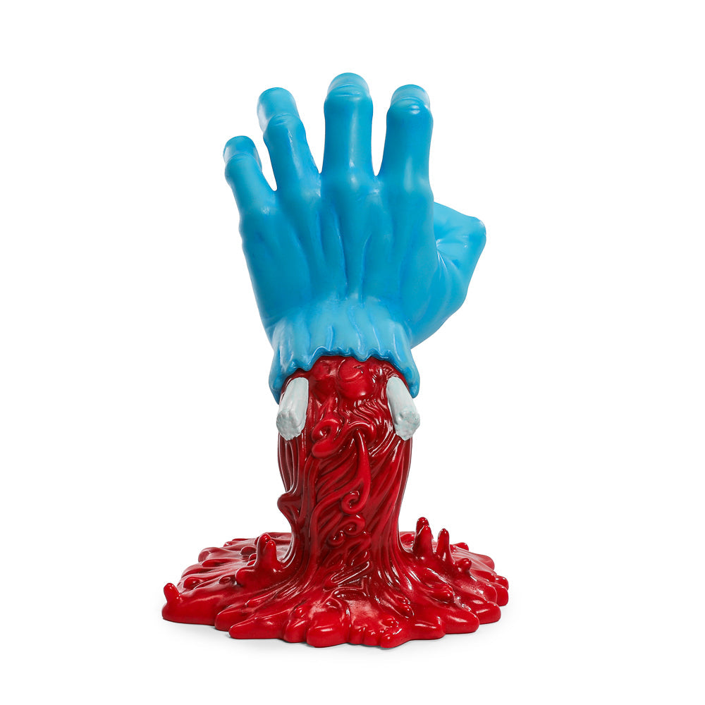 KIDROBOT x Santa Cruz 40th Anniversary Screaming Hand 9" Glow-In-The-Dark Vinyl Art Figure - Happyart 74.95 USD