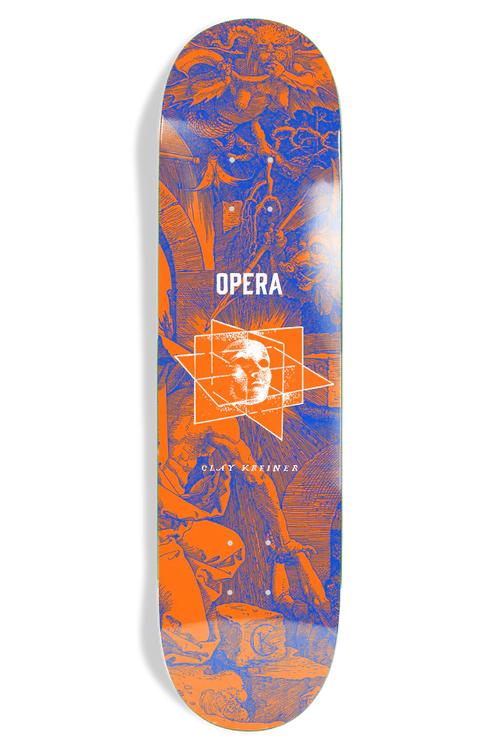 Opera Clay Kreiner Dimensions 8.25" Skateboard Deck - Happyart