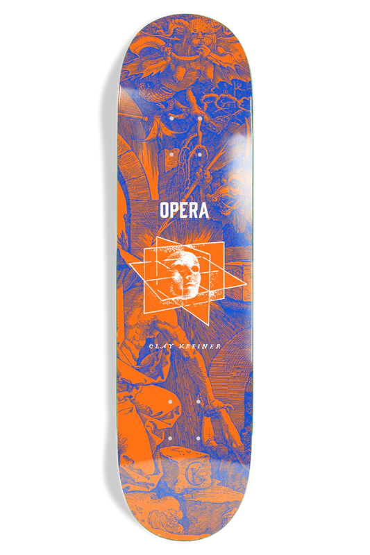 Opera Clay Kreiner Dimensions 8.25" Skateboard Deck - Happyart