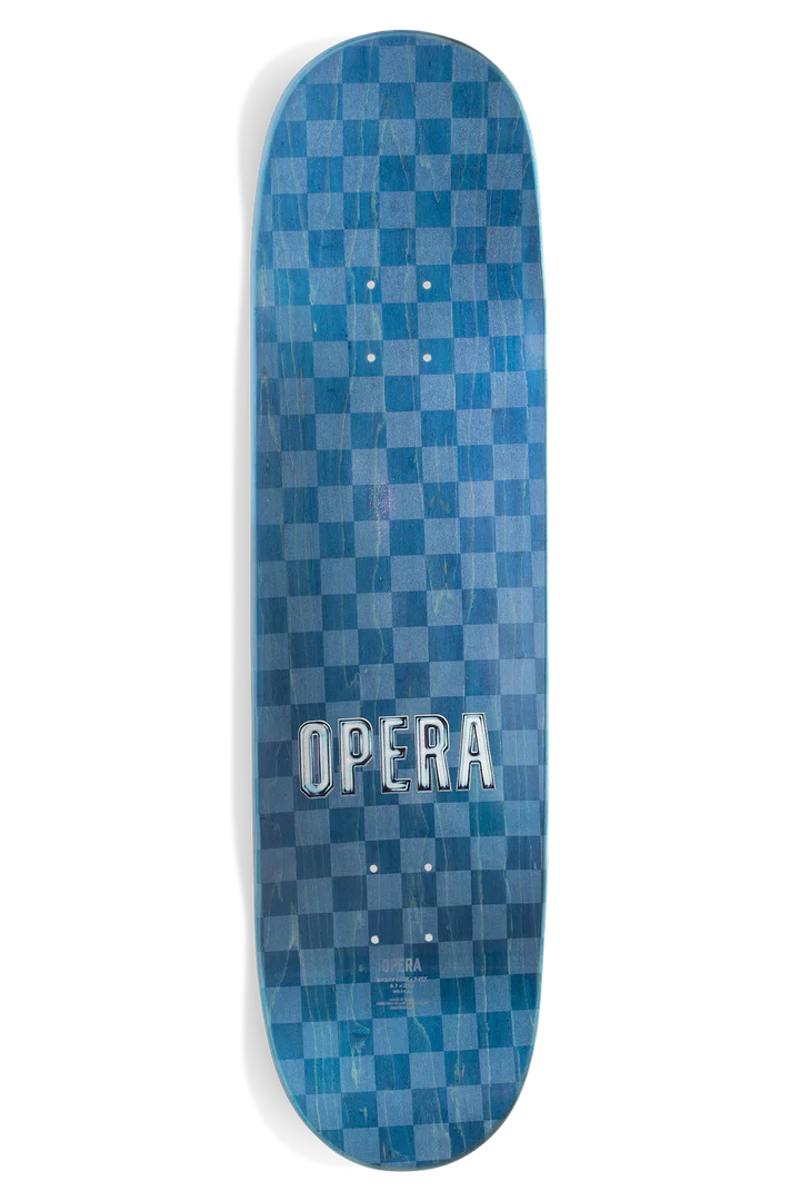 Opera Weathered 8.7" Skateboard Deck - Happyart