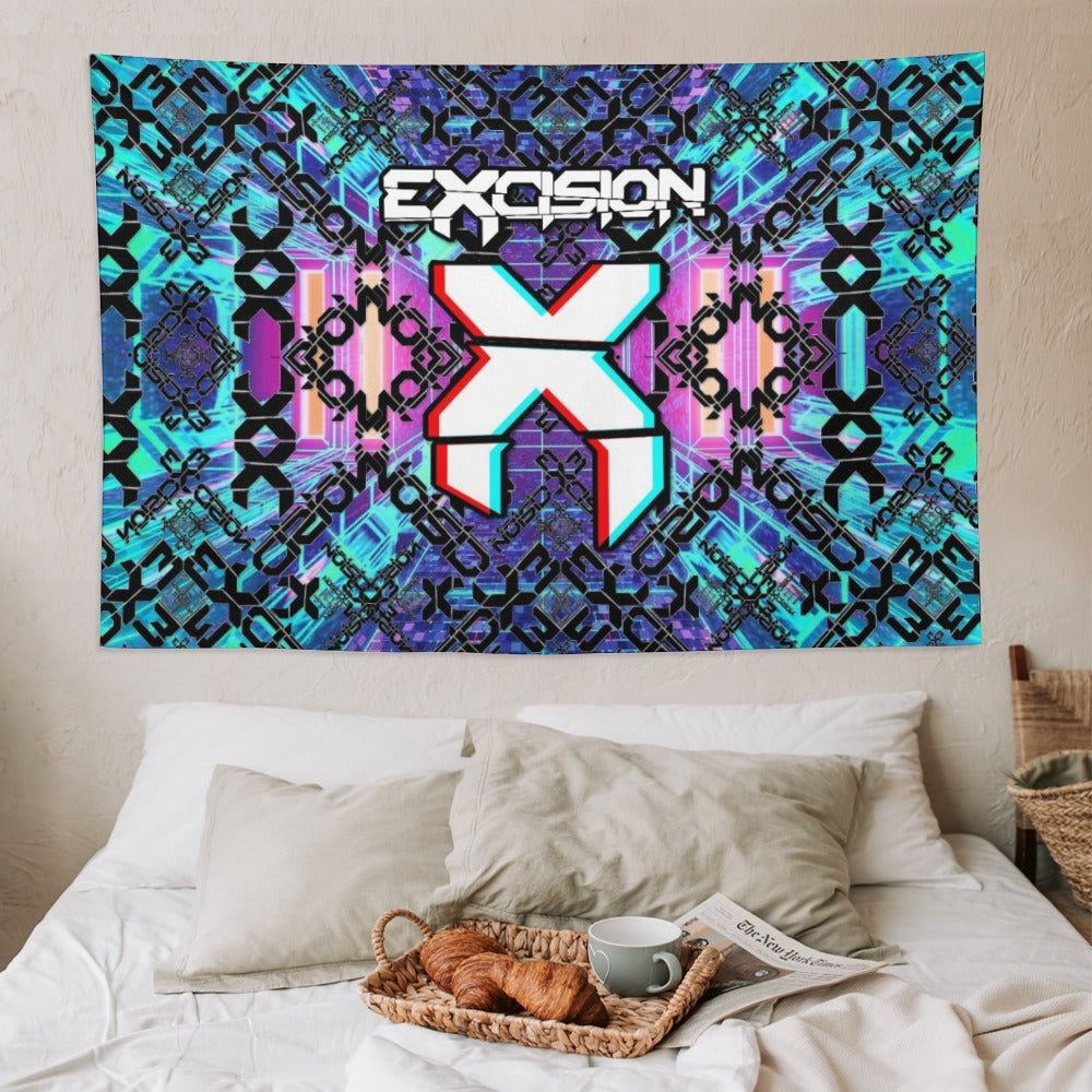Custom EDM Artist Tapestry Rave Wall Hanging Music Festival Flag Camping Totem Decoration Large Multiple Sizes