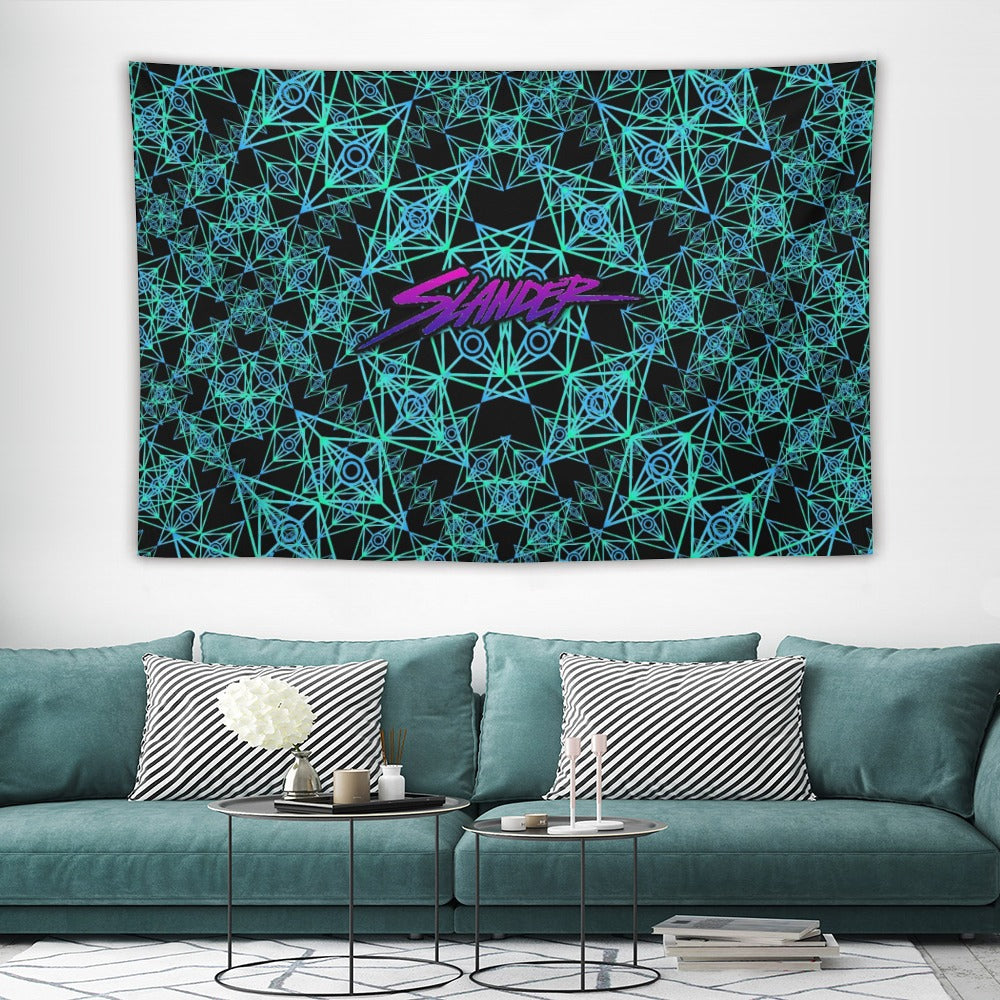 Custom EDM Artist Tapestry Rave Wall Hanging Music Festival Flag Camping Totem Decoration Large Multiple Sizes