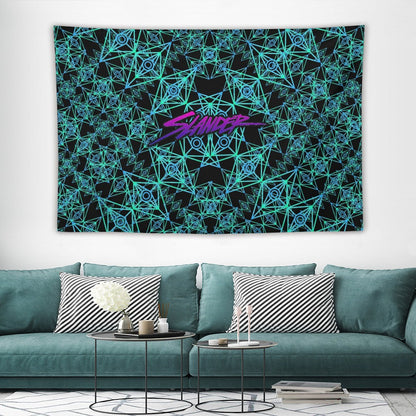 Custom EDM Artist Tapestry Rave Wall Hanging Music Festival Flag Camping Totem Decoration Large Multiple Sizes