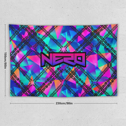 Custom EDM Artist Tapestry Rave Wall Hanging Music Festival Flag Camping Totem Decoration Large Multiple Sizes