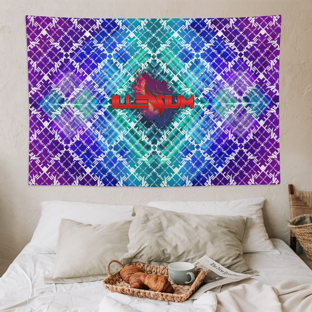 Custom EDM Artist Tapestry Rave Wall Hanging Music Festival Flag Camping Totem Decoration Large Multiple Sizes