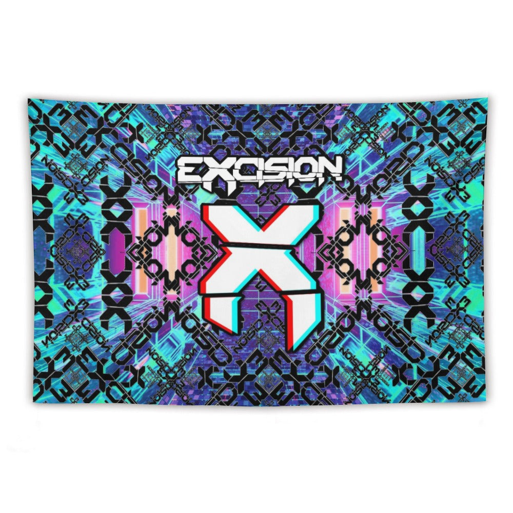 Custom EDM Artist Tapestry Rave Wall Hanging Music Festival Flag Camping Totem Decoration Large Multiple Sizes