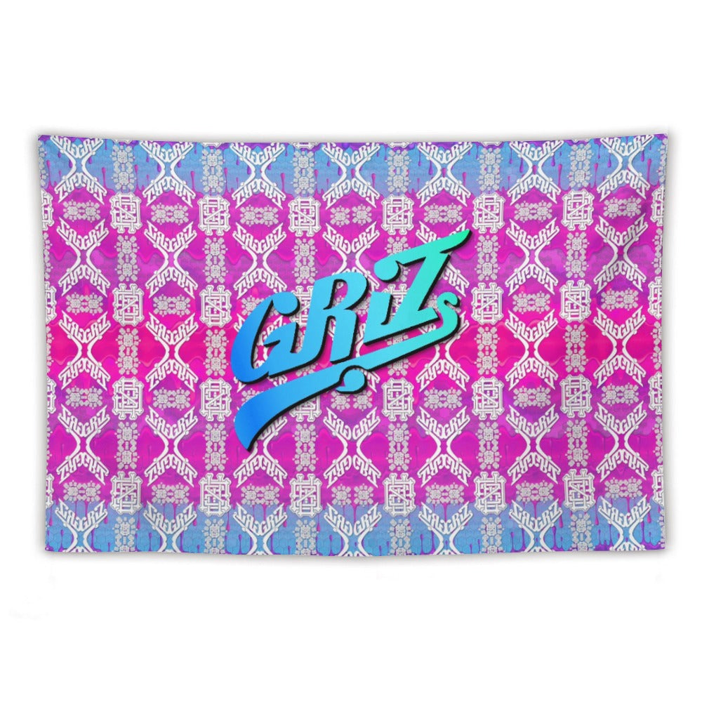 Custom EDM Artist Tapestry Rave Wall Hanging Music Festival Flag Camping Totem Decoration Large Multiple Sizes