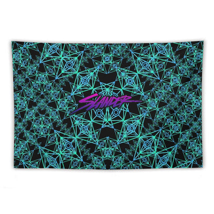 Custom EDM Artist Tapestry Rave Wall Hanging Music Festival Flag Camping Totem Decoration Large Multiple Sizes